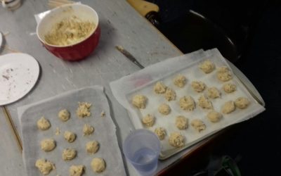 Cookery lesson in fifth class
