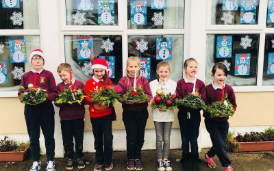 Beautiful Christmas candle arrangements
