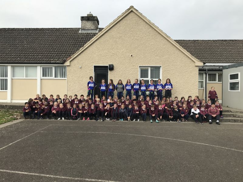 All-Ireland Champions Visit to Scoil Naomh Cualán