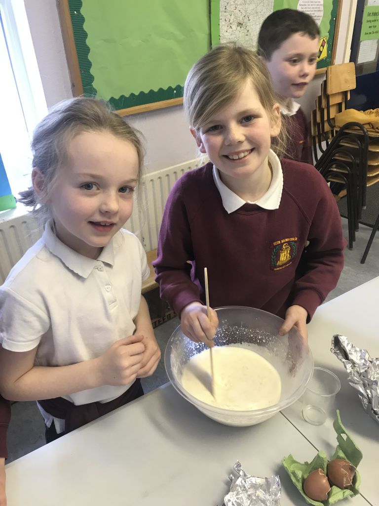 Pancake making in first and second