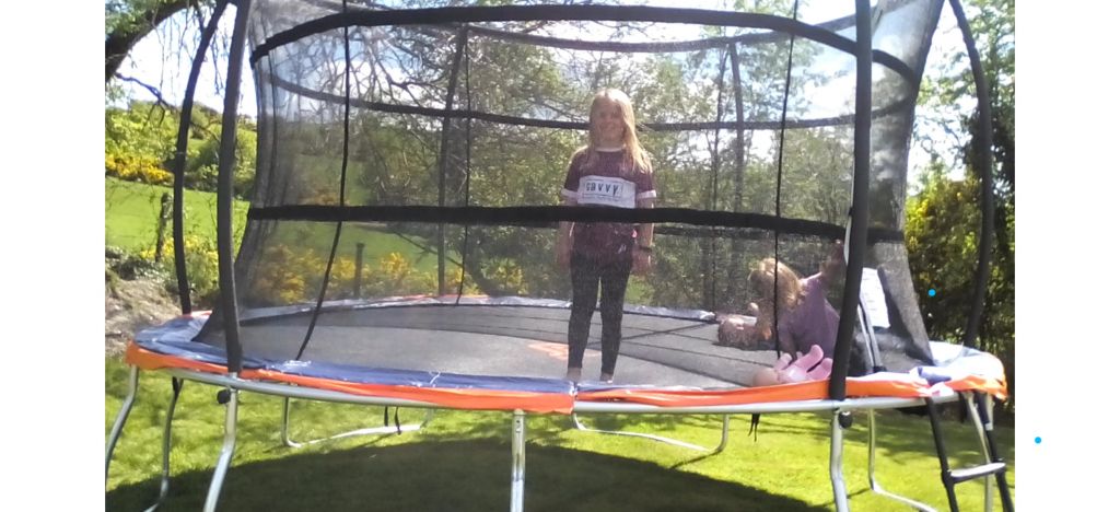 Caoimhe enjoying being active for Active Home Week