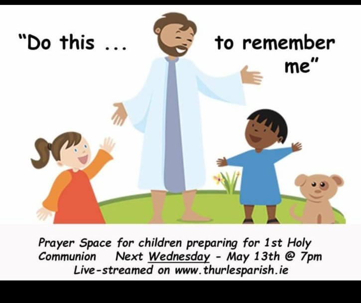 Prayer space for First Holy Communion Children