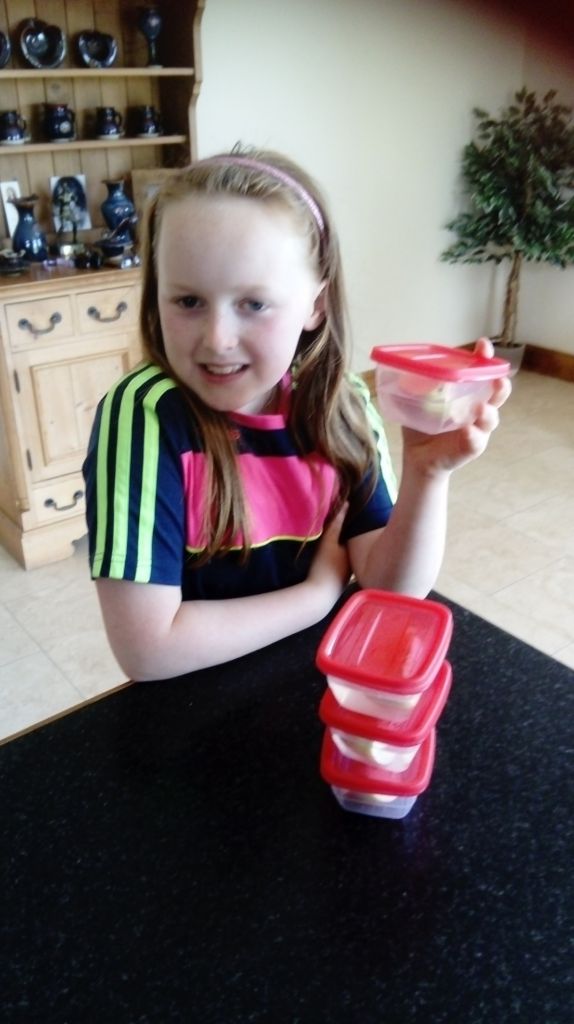 Science experiments in 2nd class.