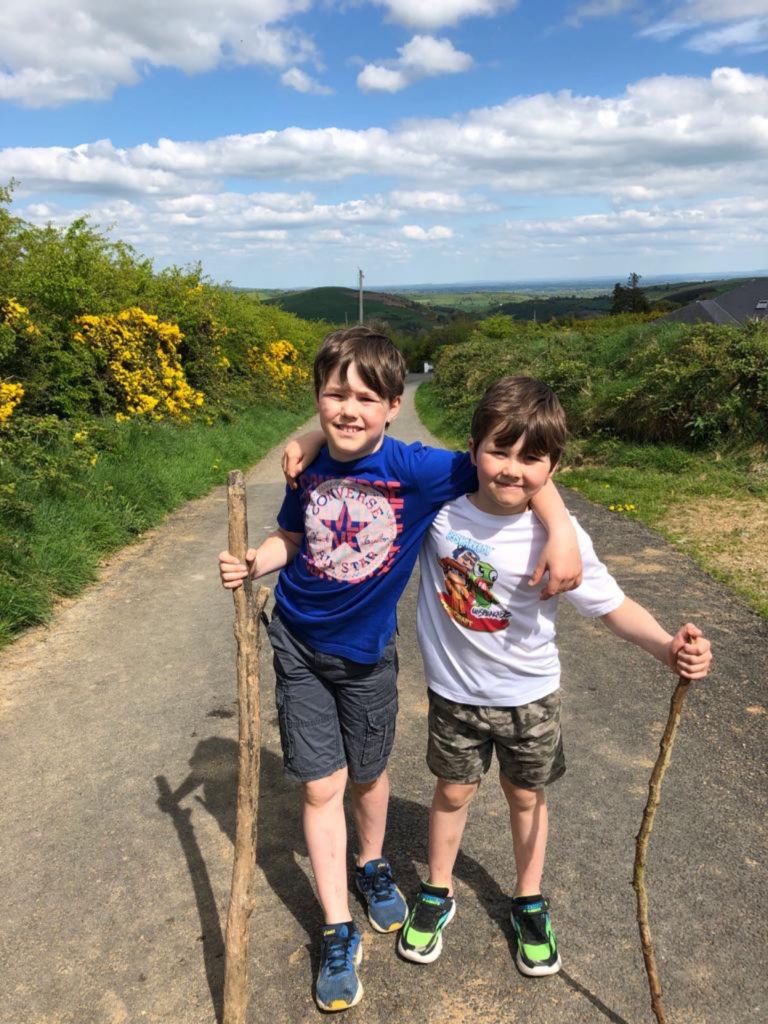 Jack and Paddy enjoying the outdoors