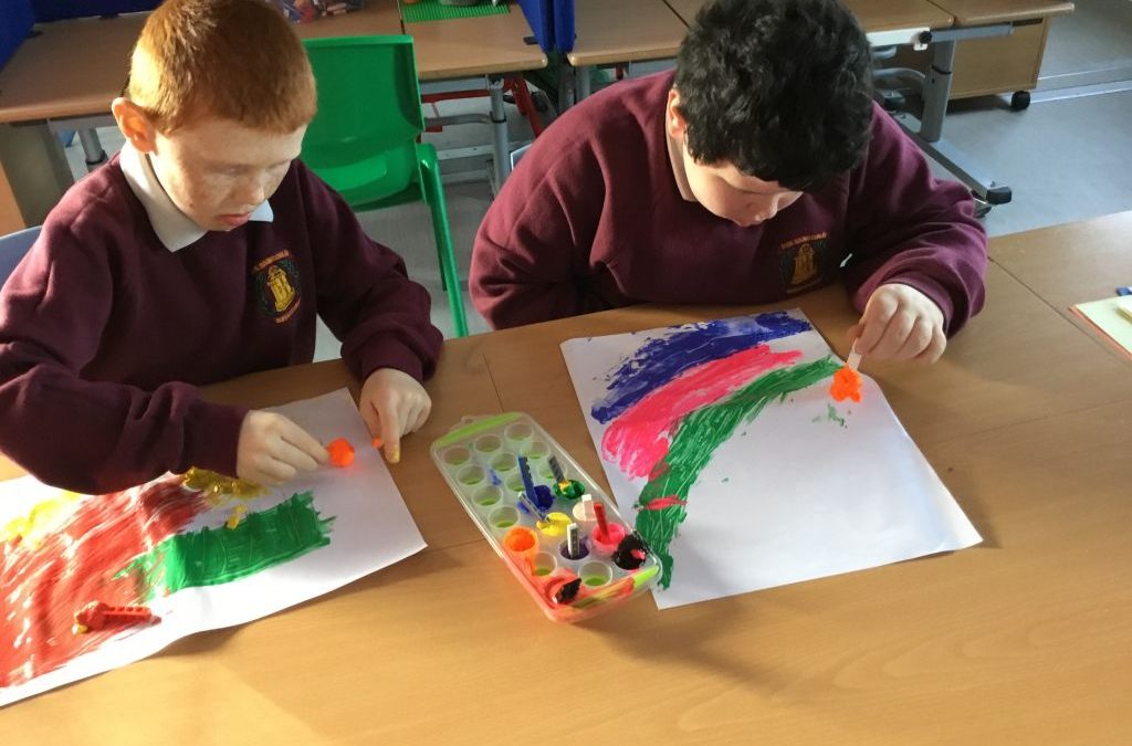 Sensory Ice Painting
