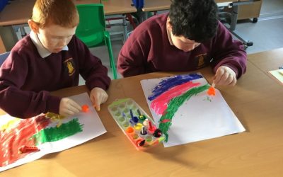 Sensory Ice Painting