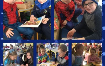 📚📚World Book day with our 3rd class buddies 📚📚