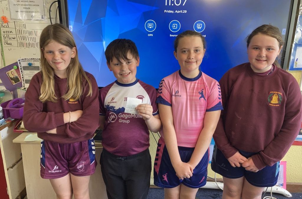 Fourth class show support for Ukraine
