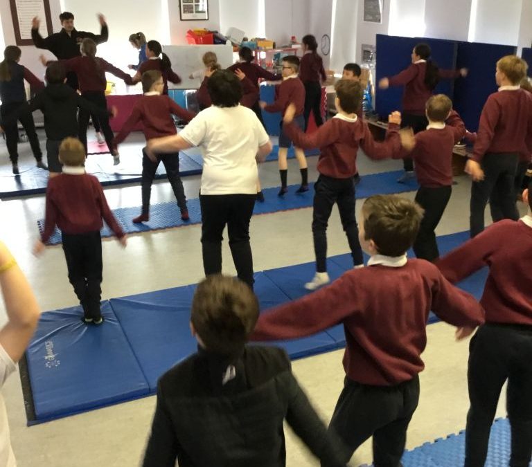 Developing balance, strength and co-ordination during ‘Gymnastics’