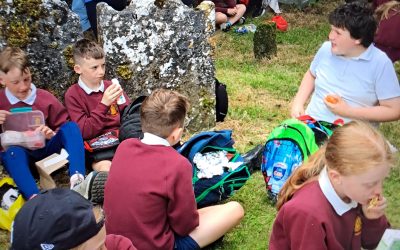 We enjoyed our annual walk and visit to Glenkeen Graveyard.