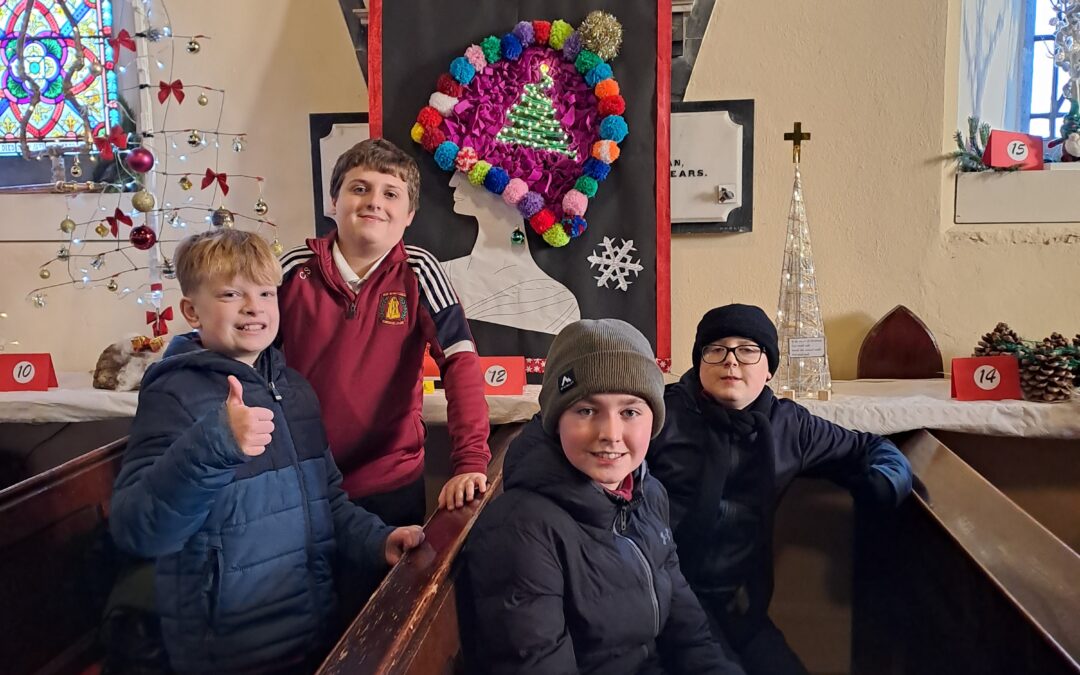 Festive Favourites – Our Christmas tree creation ‘lit’ up the show at the Christmas Tree Festival