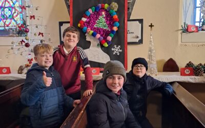 Festive Favourites – Our Christmas tree creation ‘lit’ up the show at the Christmas Tree Festival